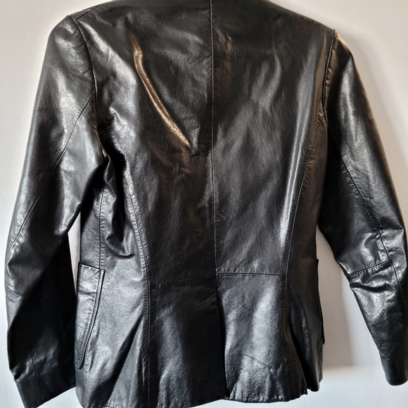 Genuine leather GAP jacket small - Picture 2 of 3